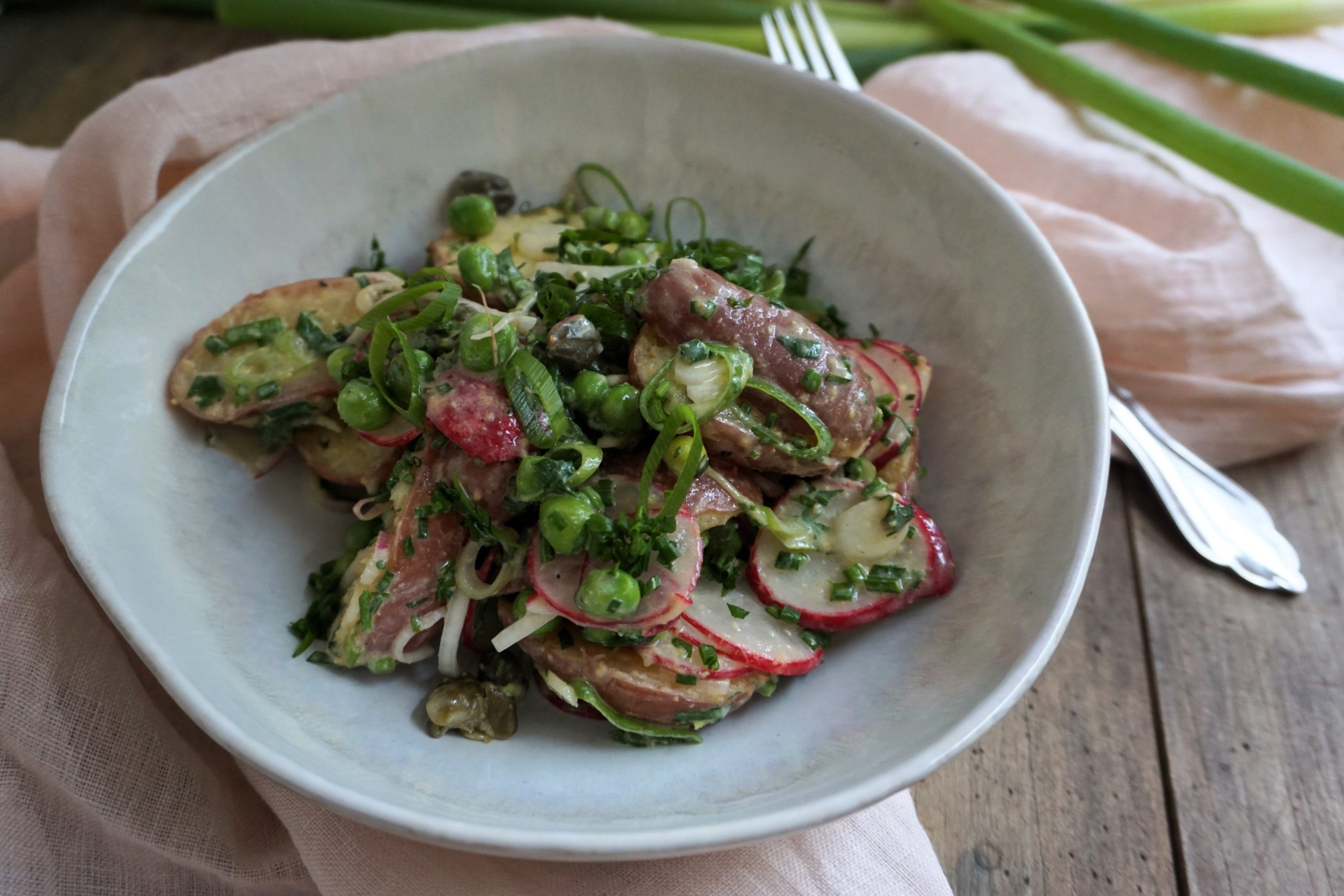 sommerlicher Kartoffelsalat - grünimkopf